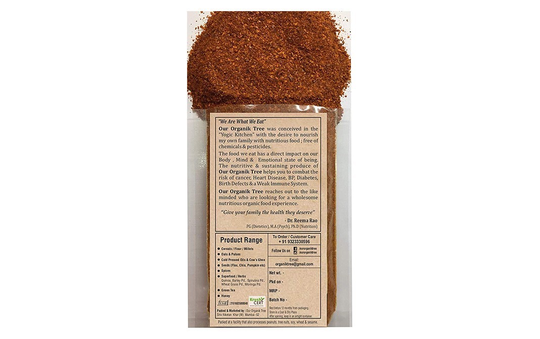 Our Organik Tree Red Chilli Powder    Pack  200 grams